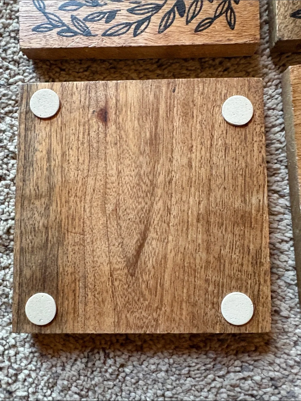 Monogrammed coasters